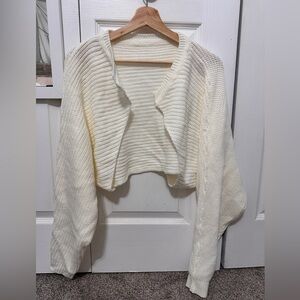 Cropped cardigan